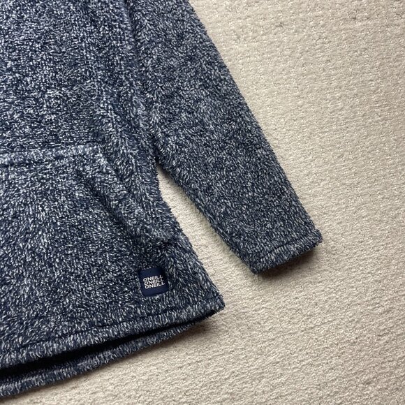 Y2K O’Neill Women’s XXL Sherpa Chunky Polar Fleece Jacket Shawl Neck Ski Winter - Picture 3 of 14